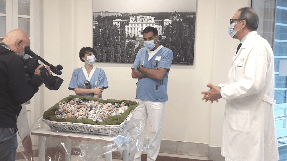 Il discorso di ringraziamento del Dott. Mazza