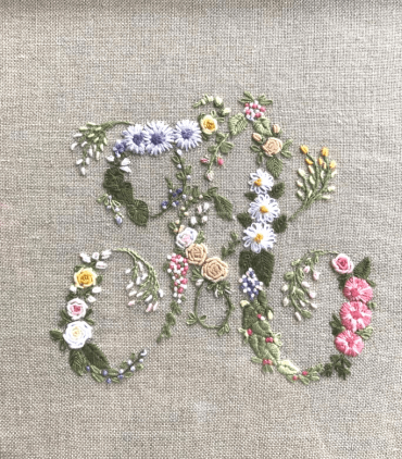 Ricamo - cifra millefleur