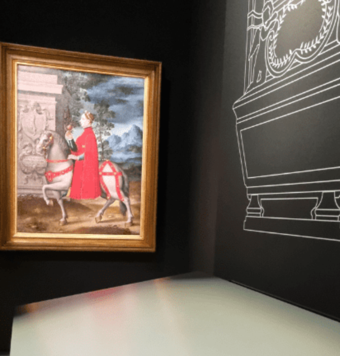 Matilde di Canossa a cavallo