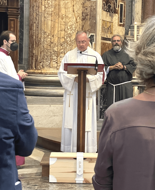 Il baule che contiene la tovaglia del pescatore